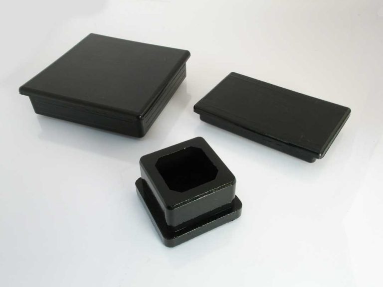 2 inch square rubber caps